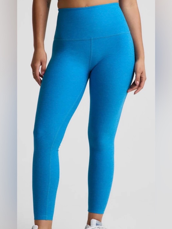 Beyond Yoga Pants - Beyond Yoga Spacedye Caught In The Midi HW Legging- Malibu Lagoon Heather XS
